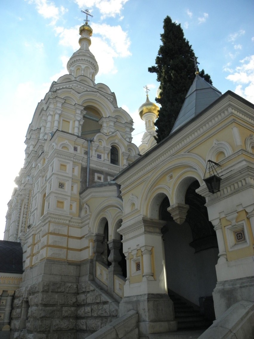 Synagoga w Jałcie, najbardziej turystycznym mieście Krymu....