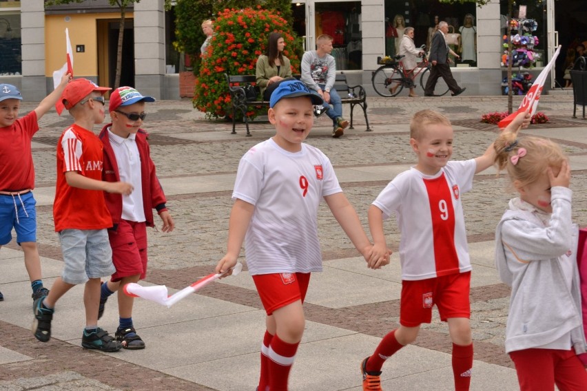 Kibicowanie Euro 2016 w przedszkolu im. Jacka i Agatki w...