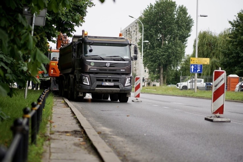 Utrudnienia drogowe na Bródnie