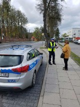 Policja rozdawała ulotki o mapie zagrożeń w Wejherowie