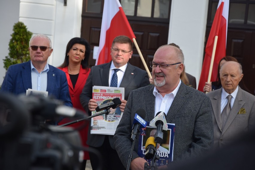 Konferencja odbyła się z udziałem kandydatów PiS do Sejmu i...