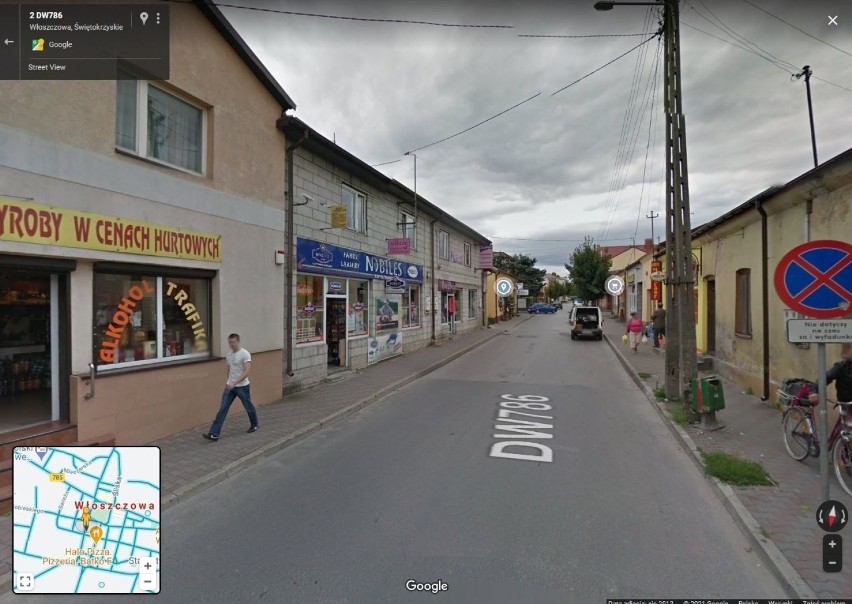 Mamy Cię! Upolowani przez pojazd z logo Google na ulicach Włoszczowy. Może to Ty jesteś na którymś zdjęciu? (NOWE FOTO)