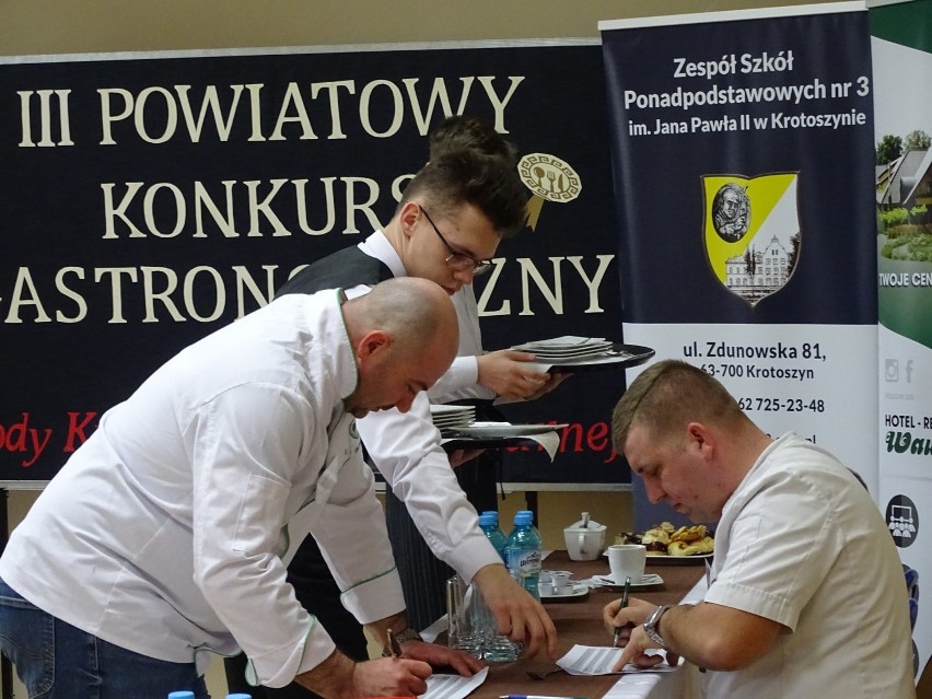 EDUKACJA:  III Powiatowy Konkurs Gastronomiczny „Młody Kreator Sztuki Kulinarnej” w ZSP nr 3 w Krotoszynie [ZDJĘCIA]