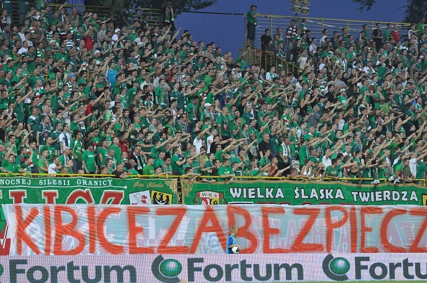 Doping kibiców Śląska Wrocław