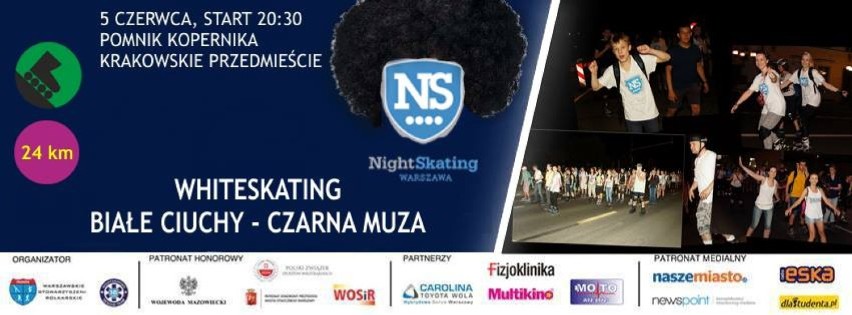 Nightskating Warszawa. 5 czerwca przejedzie przez Bemowo