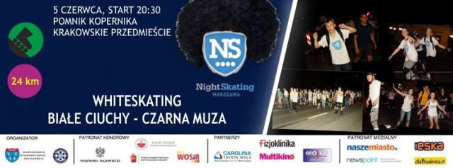 Nightskating Warszawa. 5 czerwca przejedzie przez Bemowo