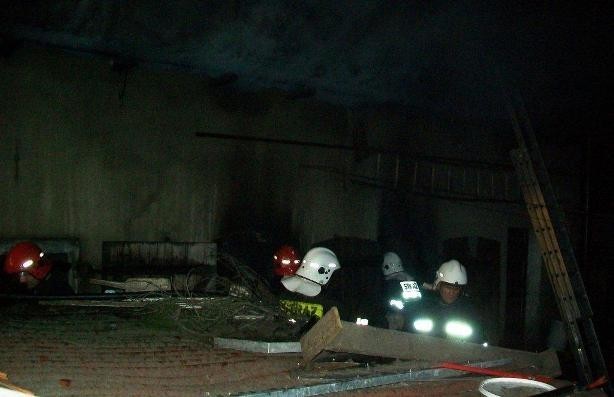 Pożar budynku gospodarczego w Słupcy