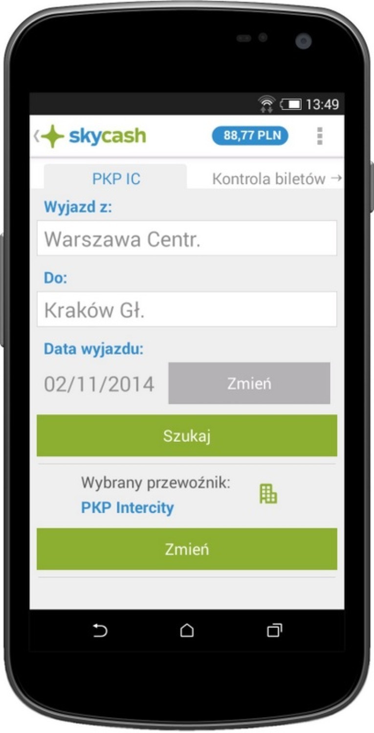 SkyCash i PKP Intercity uruchomią aplikację umożliwiającą...