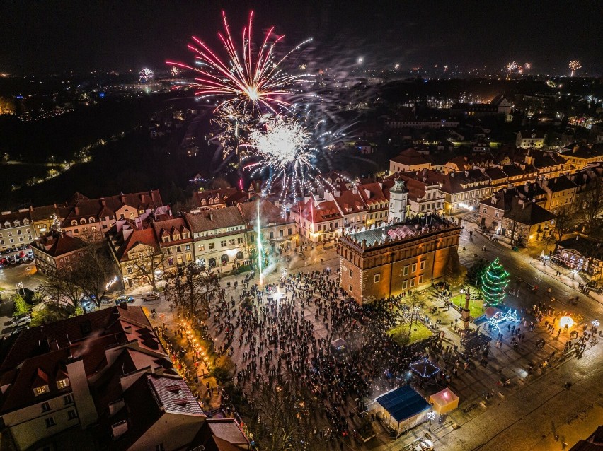 Tak Sandomierz witał Nowy Rok. Zobaczcie niesamowite zdjęcia...