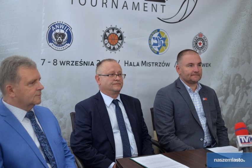 Firma MEZ Polska sponsorem głównym Anwilu Włocławek i turnieju z udziałem Maccabi Tel Awiw i Partizana Belgrad [wideo]