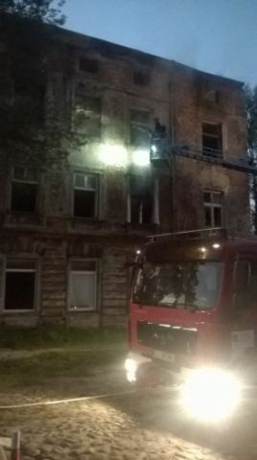 Pożar przy Żelaznej w Łodzi