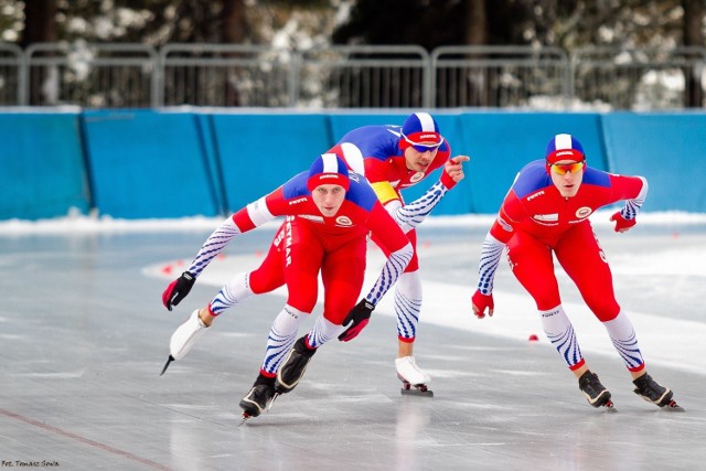 Zawody Pucharu Świata w łyżwiarstwie szybkim na torze w Arenie Lodowej