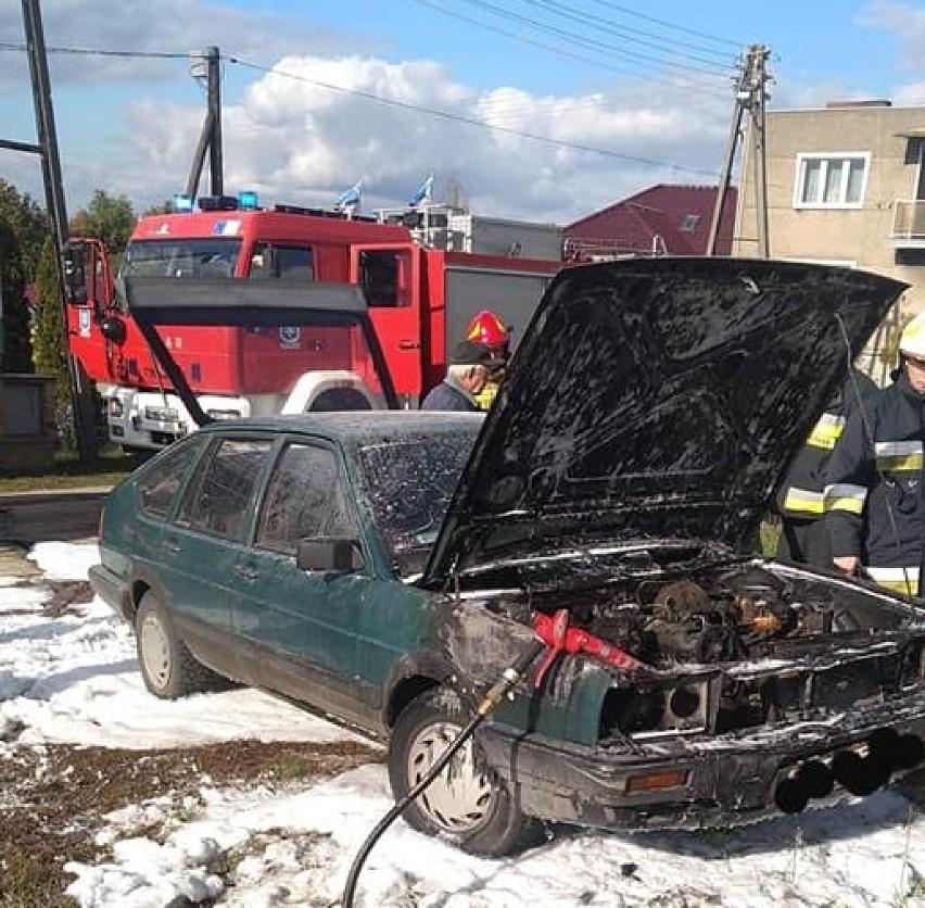 Pożar vw passata