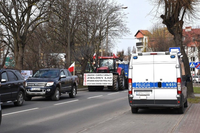 Rolnicy protestowali w Kwidzynie.