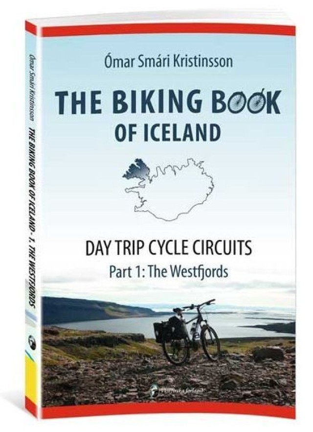 Okładka pierwszej części serii The biking book of Iceland