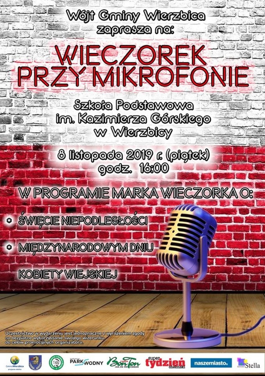 Wieczorek przy mikrofonie, Szkoła Podstawowa w Wierzbicy, 8...