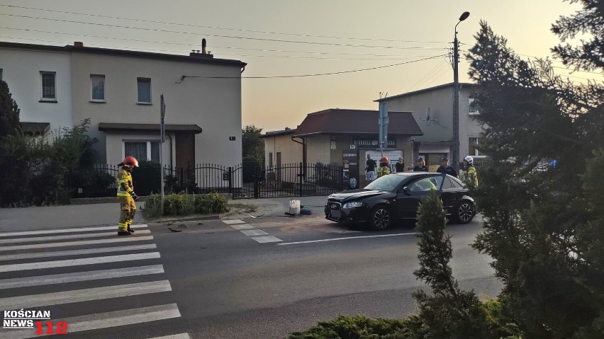 Zderzenie dwóch samochodów na ul. Północnej w Kościanie