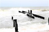 Bałtyk. Taki widok na plaży w Wiciu - gmina Darłowo ZDJĘCIA. Ostrzeżenie przed sztormem