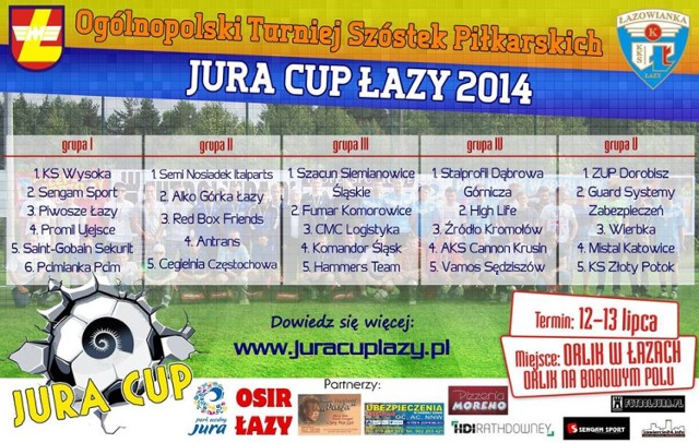 Jura Cup Łazy 2014 przed nami.