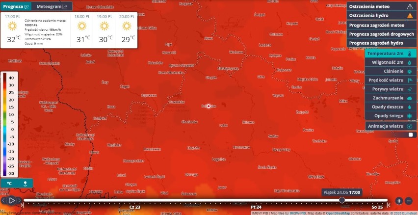 Gdzie najcieplej na dolnym Śląsku w piątek (25 czerwca)?