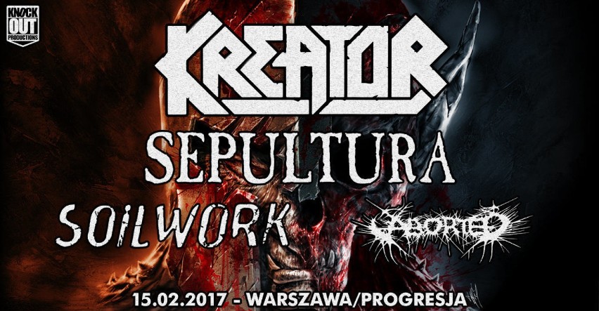 Kreator, Sepultura, Skunk Anansie. Koncertowy luty w Warszawie