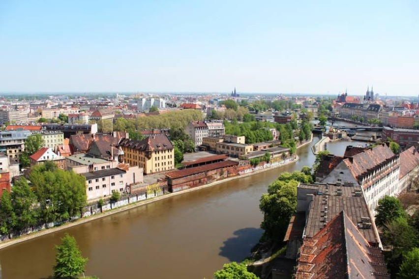 Wrocław widziany z Odra Tower