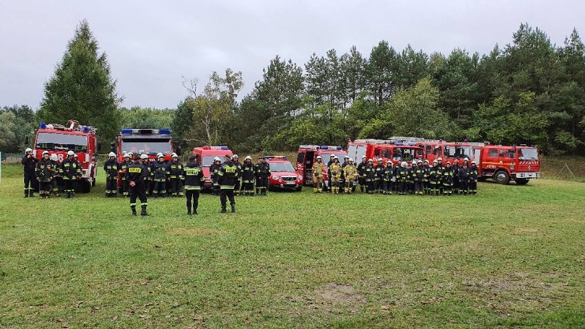 Strażacy z gminy Stara Kiszewa ćwiczyli wspólne akcje [GALERIA]