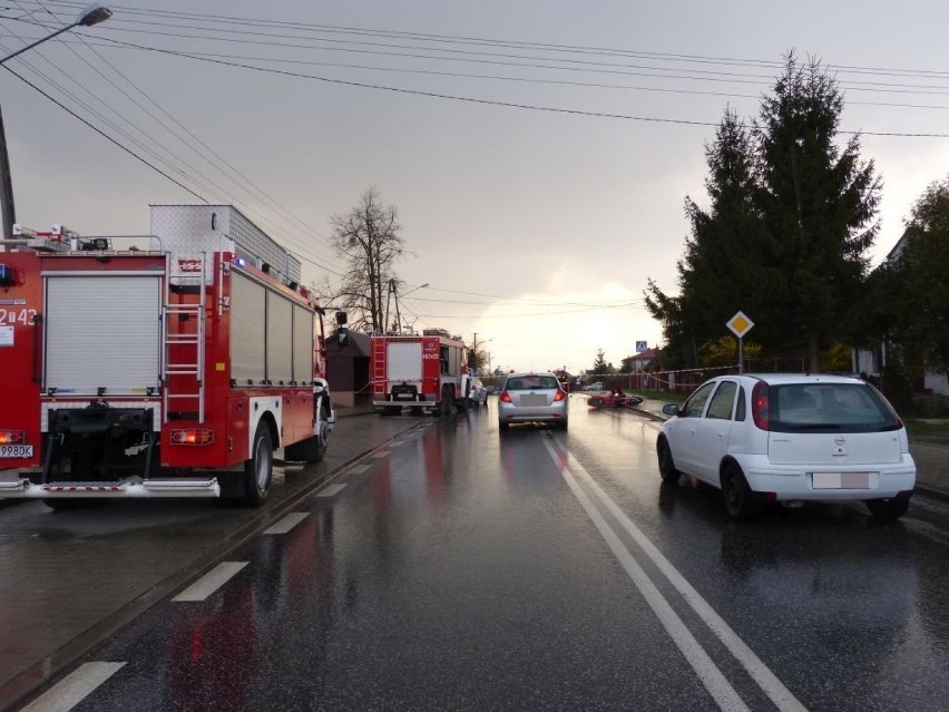 Szewno. Motocyklista zginął potrącony przez auto