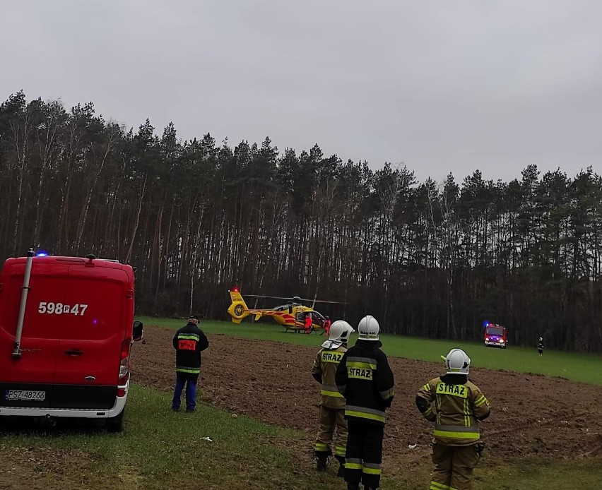 Wypadki podczas pracy. Jedna osoba nie żyje, druga jest ranna