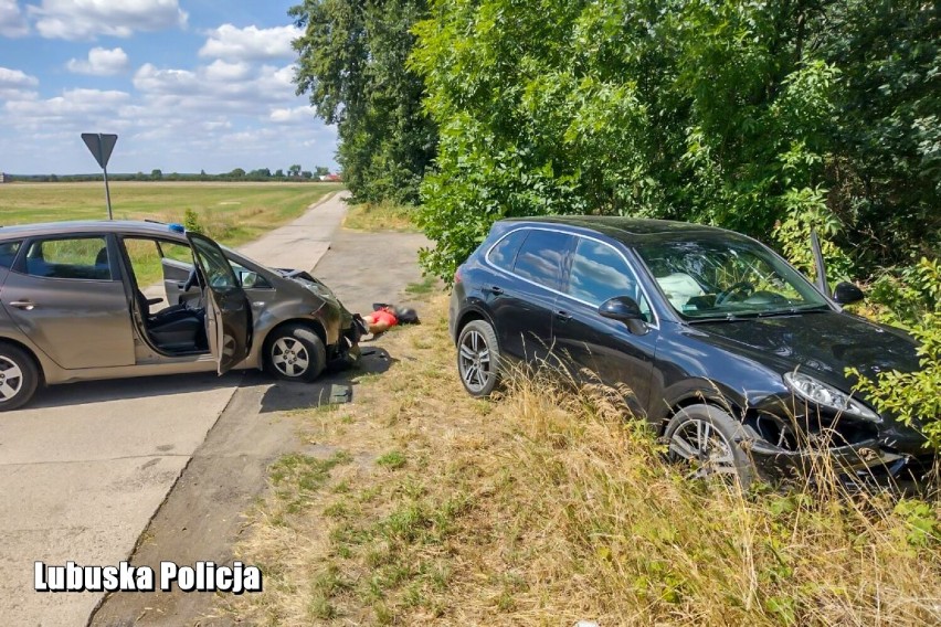 Pościg za skradzionym porsche w okolicach Sławy