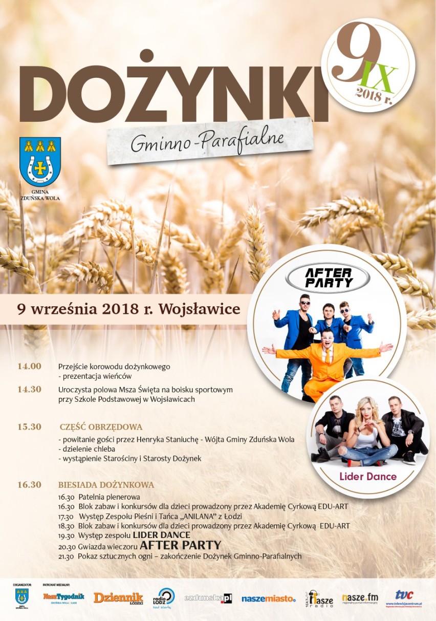 Dożynki gminno -parafialne w Wojsławicach już w niedzielę
