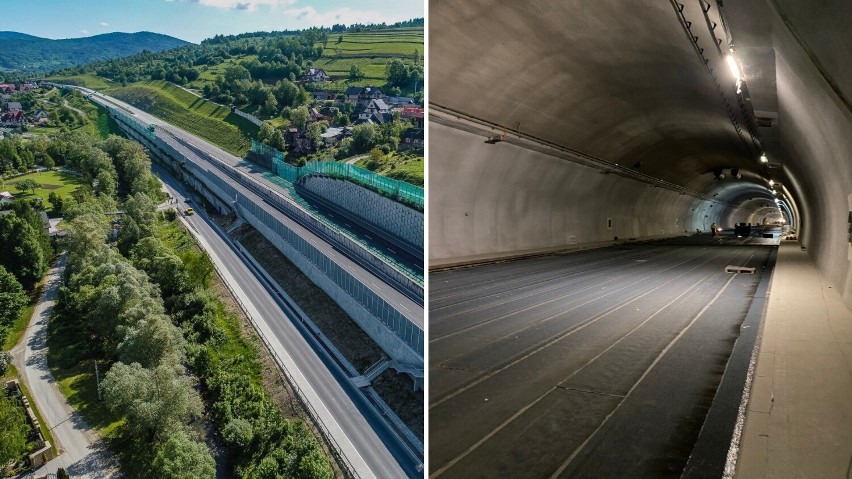 Zobaczcie na zdjęciach, jak idą prace w tunelu pod górą...