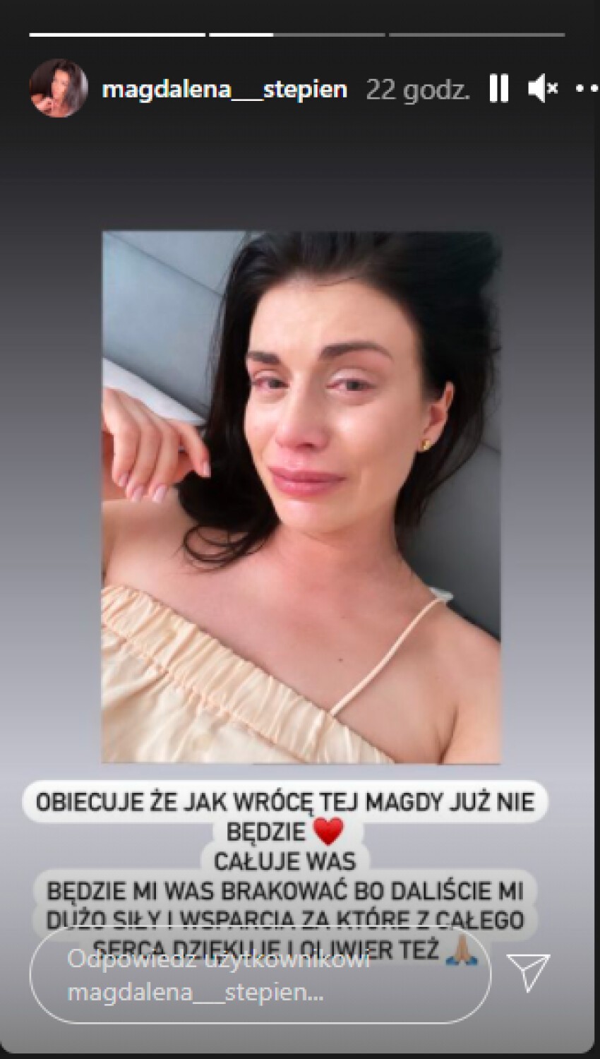 Modelka Magdalena Stępień z Oleśnicy rozstała się z piłkarzem Jakubem Rzeźniczakiem, teraz znika z social mediów 