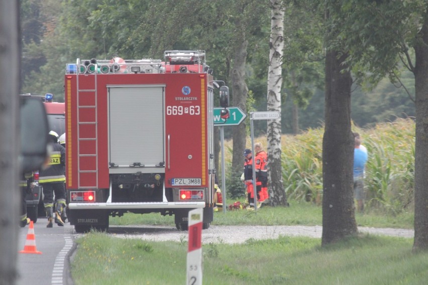 Groźny wypadek trzech aut na drodze pomiędzy Klukowem a Krajenką