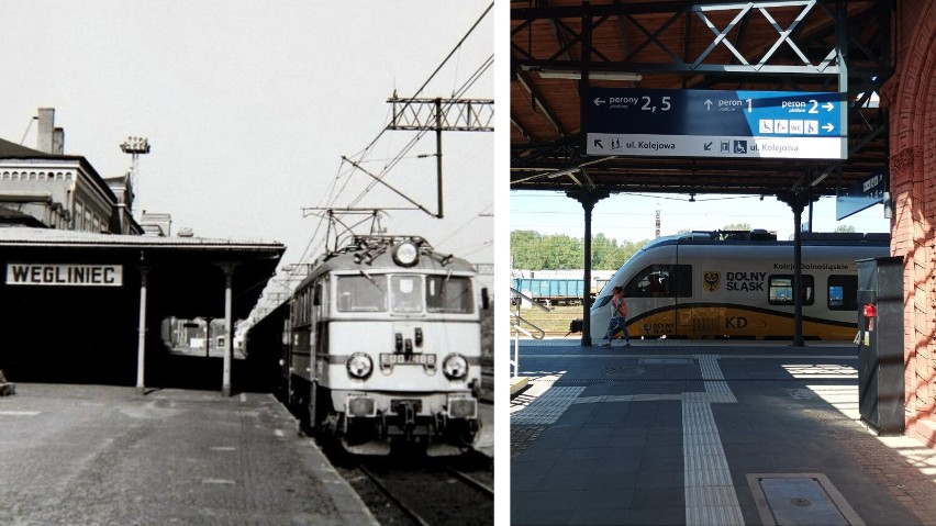 Jak zmieniał się dworzec PKP w Węglińcu?