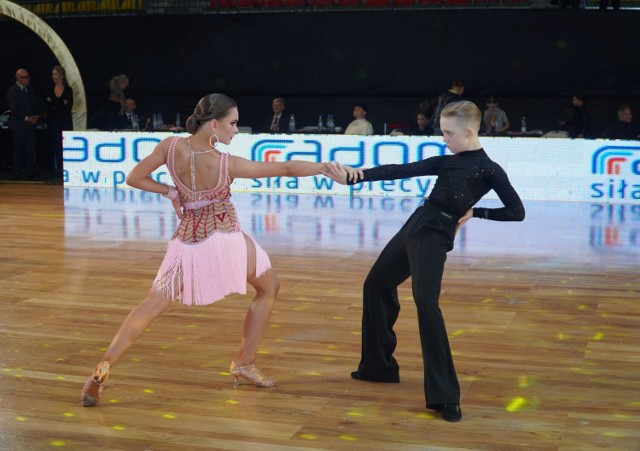 Para taneczna Nadia Grabska i Stanisław Ojczyk wywalczyli w Krakowie dwa medale