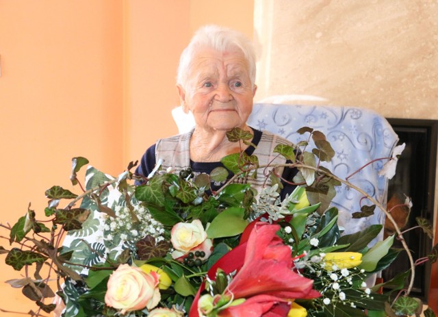 Na zdjęciu jubilatka Franciszka Kwarta.