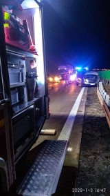 Wypadek na autostradzie A4 w kierunku Wrocławia. Jedna osoba ranna [ZDJĘCIA] 