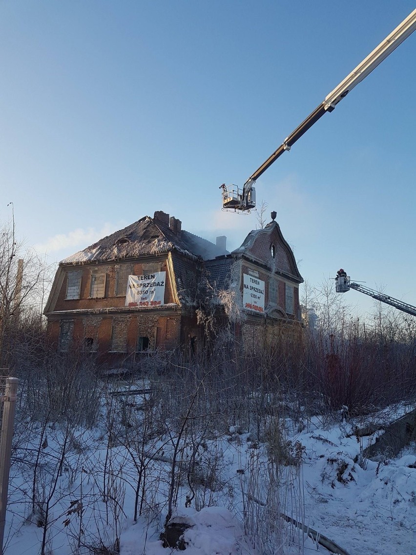 Ruda Śląska: Pożar w pustostanie