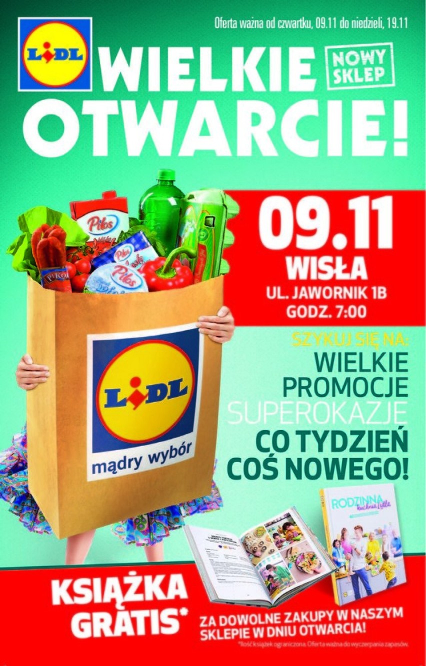 Wygraj kosz z produktami sklepu LIDL. KONKURS z okazji otwarcia nowego sklepu