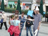 Bełchatów: Pippi Pończoszanka, happening w centrum miasta