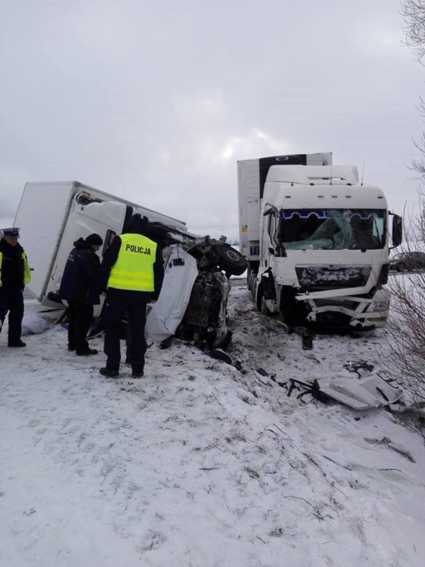 Szypliszki. Wypadek na krajowej ósemce, droga zablokowana