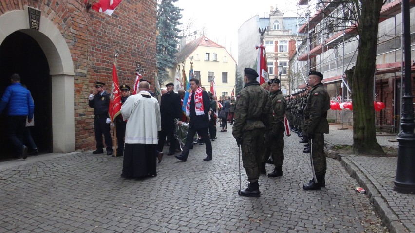 Odsłonięcie Pomnika Niepodległości w Zielonej Górze