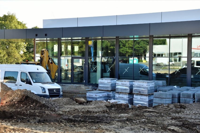 Lidl w Opolu. Budowa nowego sklepu przy ul. Kamińskiego.