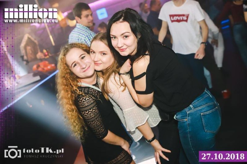 Impreza w klubie Million Włocławek - 27 października 2018 [zdjęcia]