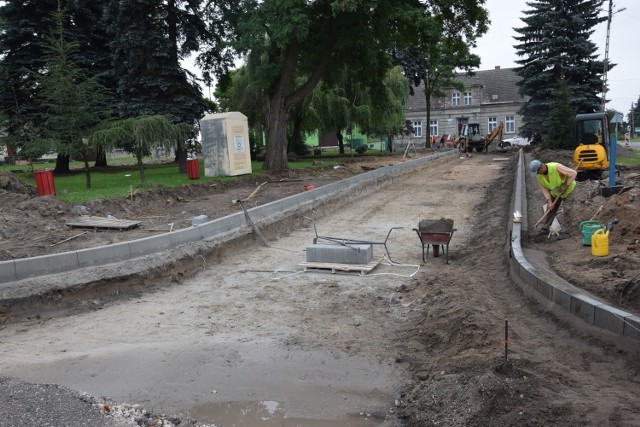 W Żernikach powstanie nie tylko rondo. Zmodernizowany zostanie także rynek (na zdjęciu). W inne miejsce na rynku zostanie przeniesiona zatoka autobusowa