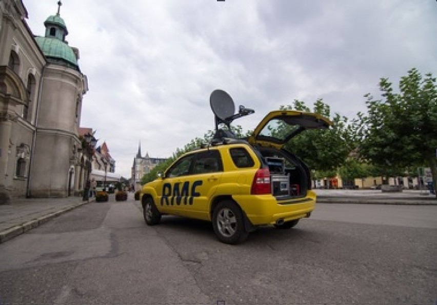 Samochód RMF FM w Pszczynie we wrześniu ubiegłego roku....