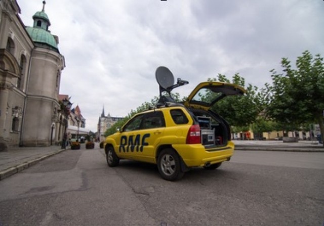 Samochód RMF FM w Pszczynie we wrześniu ubiegłego roku. Teraz pojawi się w Tarnowskich Górach