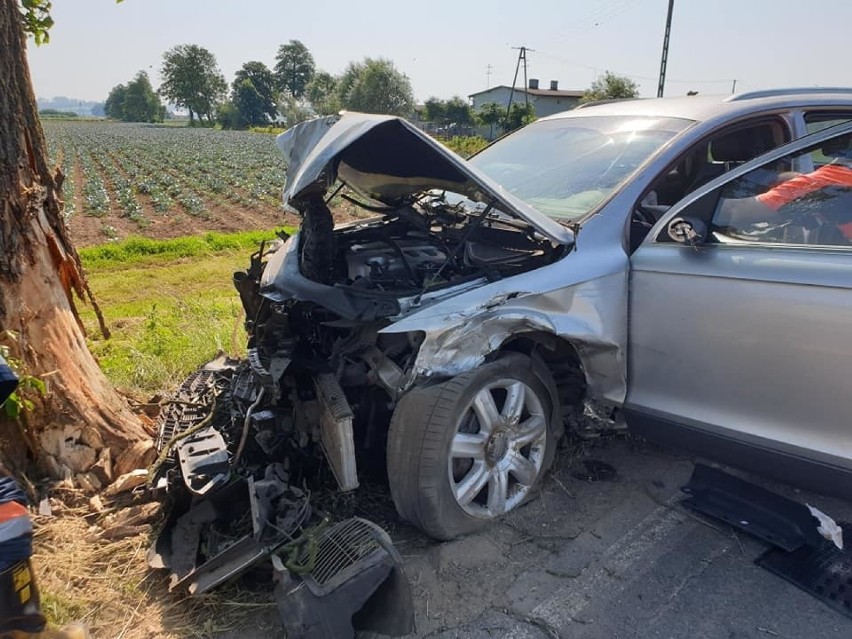 Wypadek w Brukach Unisławskich. Jedna osoba została...