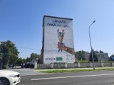 Pierwszy eko mural w Namysłowie odsłonięty! Miasto ma piękną wizytówkę przy samym wjeździe do miejscowości [ZDJĘCIA]